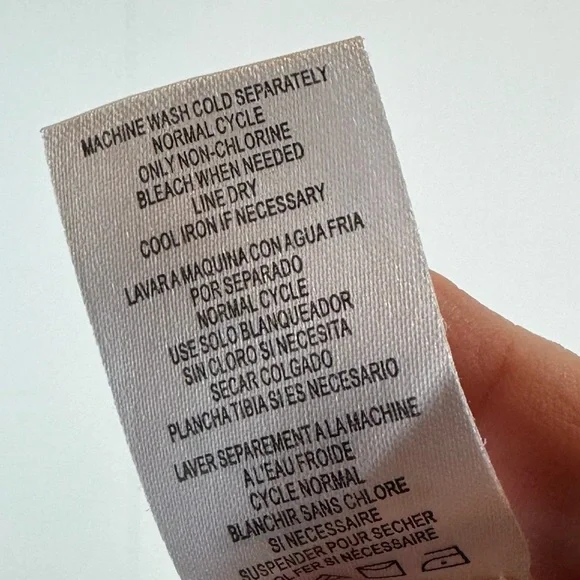 Karl Lagerfeld Blush Pearl Embellished Smocked Sleeve Top Women’s Size L - Picture 7 of 9